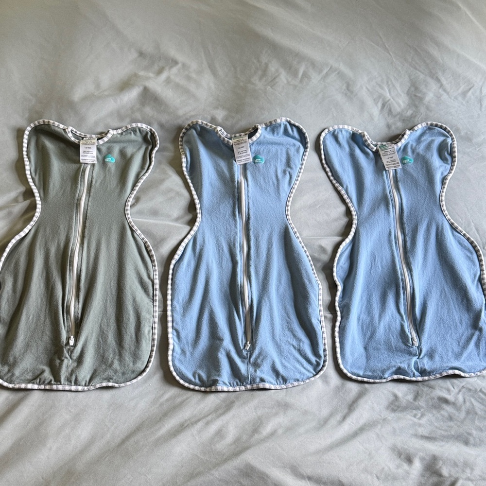 Love to Dream Kids One Pieces Footies - Green and Blue